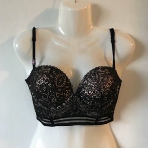 CLEARANCE! New VS Black Malibu Push-up Bra